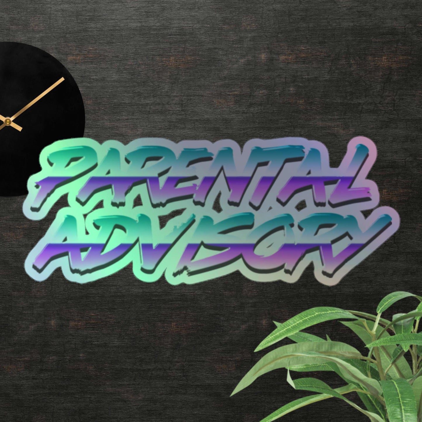 Parental Advisory Holographic "Slaps"